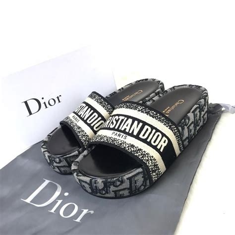 scarpe dior donna|dior wedge slide sandals.